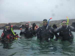 Happy Divers after their First Dive